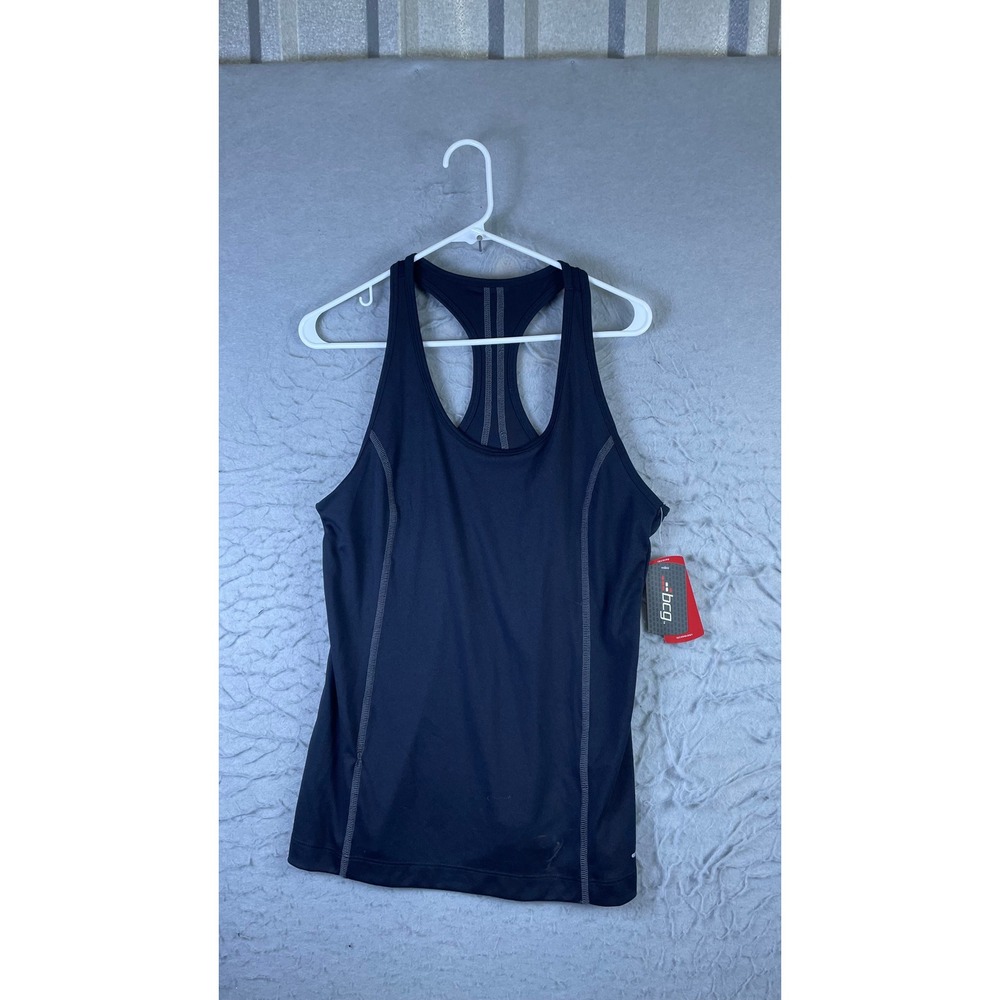 BCG Tank Top Womens Small Black New Racerback Moisture Wicking Training Athletic